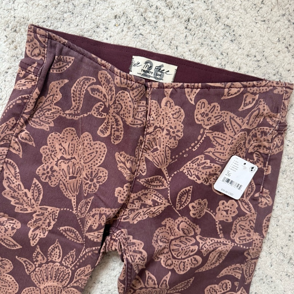 Free People Flare Pull On Jeggings - Picture 2 of 3